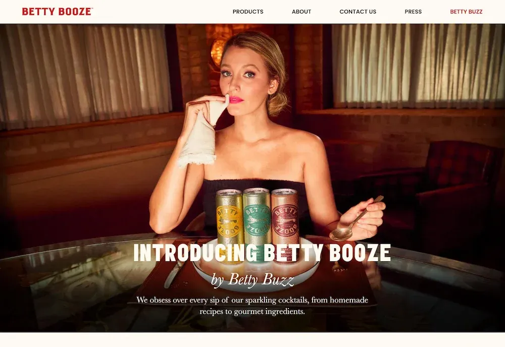 Betty Booze Homepage