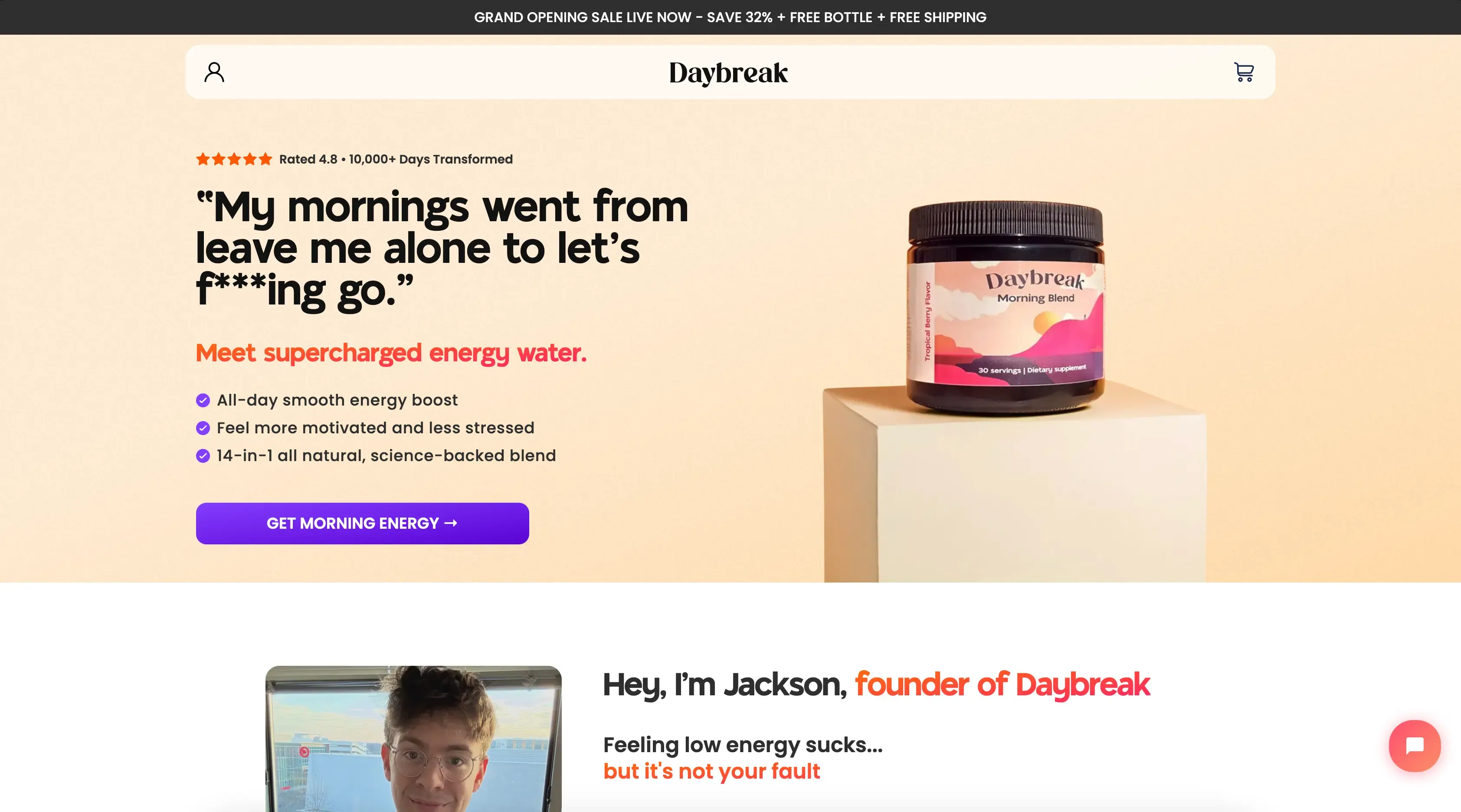 Daybreak website